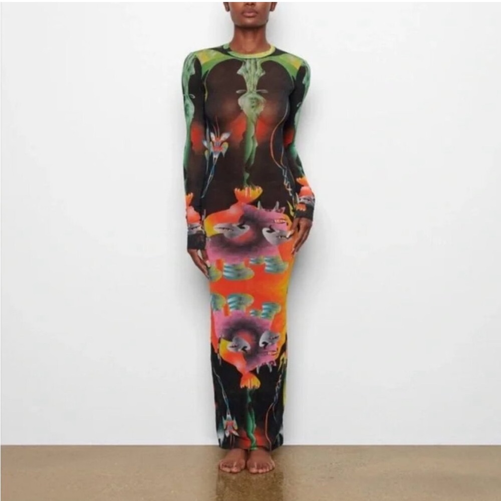 Skims Limited Edition Mesh Dress